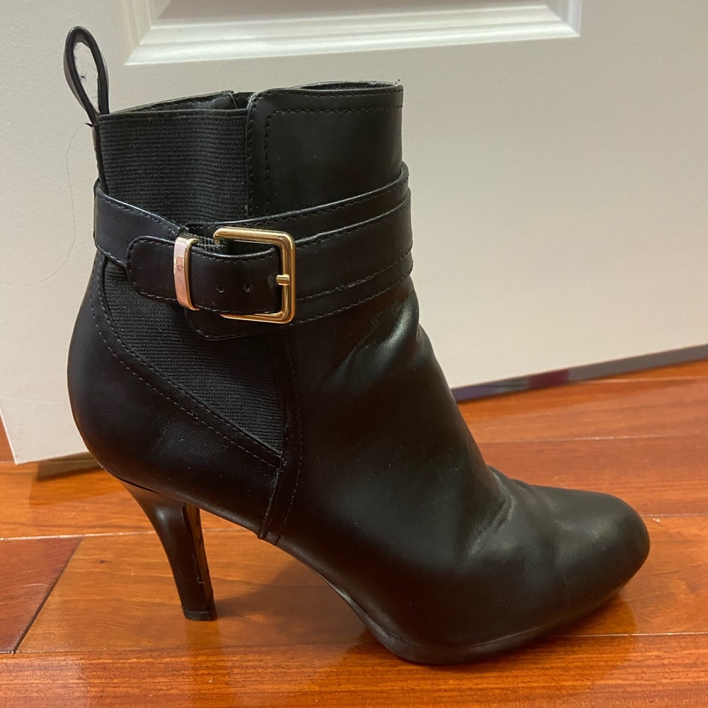 Alfani Step n Flex | black heel booties